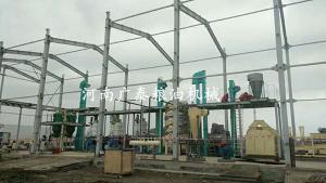 烏茲別克斯坦300噸棉籽預(yù)榨、浸出生產(chǎn)線安裝現(xiàn)場(chǎng)